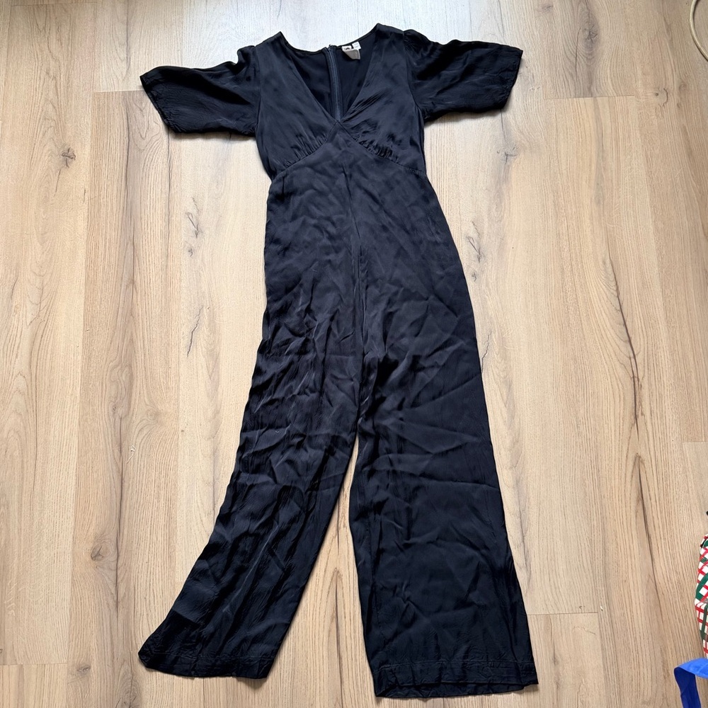 Dolan Black wide-leg Jumpsuit